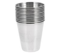 HWJFDC Verre Shooter Lot de 12 gobelets en Acier Inoxydable for Boissons en Vrac(70ml)