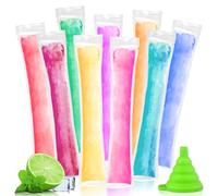 HWJPDMBD Sachet de 200 glaçons sans BPA avec combustible, moule à glaçons, sachet Dioale pour glace, yaourt, smoothie, dessert, fête DIY