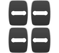 HWLHWTSN 4 Pièces Voiture Porte Serrure Couvercle, pour Ford Fiesta MK8 Hatchback 2017-2022 Couvercle de Protection de Verrouillage Protecteur Porte Serrure De Voiture,A