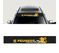 HWLHWTSN Autocollants de Pare-Brise Avant de Voiture, pour indshield Sticker for Peugeot 2008 206 207 3008 301 307 308 4008 RCZ Pare-Brise Bandes Pare-Soleil, Stickers décoratifs personnalisés