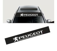 HWLHWTSN Autocollants de Pare-Brise Avant de Voiture, pour Peugeot 2008 206 207 3008 301 307 308 4008 RCZ Pare-Brise Bandes Pare-Soleil, Stickers décoratifs personnalisés