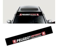 HWLHWTSN Autocollants de Pare-Brise Avant de Voiture, pour Peugeot 2008 206 207 3008 301 307 308 4008 RCZ Pare-Brise Bandes Pare-Soleil, Stickers décoratifs personnalisés