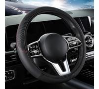 HWLHWTSN Couvre Volant Voiture, pour Toyota Yaris Hybrid 2015 2016 2017 2018 2019 Antidérapant Respirant Confortable Housse Volant Voiture,B