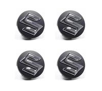 HWLHWTSN Voiture Cache Moyeu pour, Suzuki Swift 2010-2017 54MM 58MM Résistant Corrosion Étanche Anti-poussière Cache Moyeux Cache de Roue Centrale, Accessoires Voitures,54MM-A