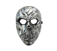 Hworks Masque de cosplay squelette effrayant en plastique pour fête d'Halloween