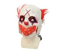 Hworks Masque de cosplay Stephen King's It Pennywise Halloween Cosplay Accessoires Latex Overhead Cosplay Masque