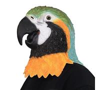 Hworks Masque de perroquet en latex - Accessoire amusant pour cosplay - Pour fête d'Halloween