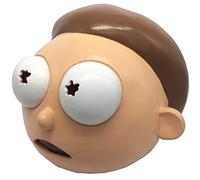 Hworks Masque en latex Rick and Mortys - Accessoire de déguisement pour fête d'Halloween