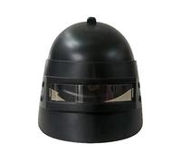 Hworks PUBGs Demi-masque de cosplay en plastique Noir