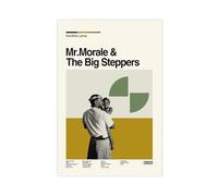 HWRVHS Poster sur toile de l'album Mr. Morale & The Big Steppers de Kendrick Lamar, sans cadre, 20 x 30 cm