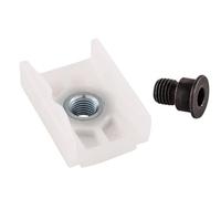 HWS Pièce coulissante pour rail coulissant TS 91 92 93 G-N pour rail coulissant - Glissière de rechange pour réparation de fermeture de porte - Dorma - Avec vis - 1 pièce