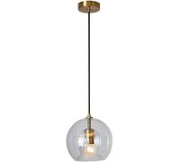 HWSY 1 lumière Boule de Verre Suspension Lampe Hauteur réglable E27 Lustre Moderne LED Suspension, pour Salle à Manger Salon Chambre Moderne Table à Manger Suspension Interesting