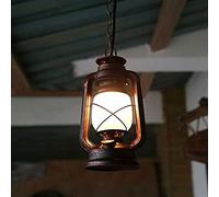 HWSY E27 Métal Industriel Lustre Rétro Américain Lustre Au Kérosène Chinois Lanterne À L'ancienne Classique Antique Table De Bar Café Balcon Lustre en Fer Forgé Interesting