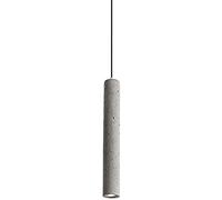HWSY Lampe De Cylindre De Béton De Ciment Industriel, Lampe Pendelle De Lustre Créatif Moderne, E27, Lustre De Chute De Pente, Lustre De Tuyau,Stoma-7X50Cm Interesting