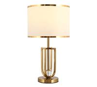 HWSY Lampe de Table Lampe de Chevet Moderne Lampe de Table Table de Chevet Abat-Jour en Tissu pour Chambre à Coucher, Bureau, Salon, Lampe de Lecture à Base E27 Interesting