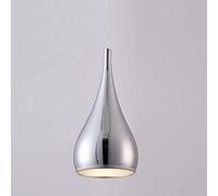 HWSY Plafonnier Design Moderne en Forme de Larme - Plafonnier chromé pour Chambre à Coucher Lustre à Suspension réglable en Hauteur E27, Max.20W Interesting