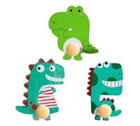 Hwtcjx Lot de 3 Crochets Adhésifs, Porte Manteaux pour Enfants Autocollant, Porte Manteau Enfant Crochet pour Enfant,Animaux Patere Porte Manteau Mural Bois Patère, Murale Porte Serviette,Jusqu’à 5 kg