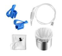 Hwtcjx Vin Bière Syphon Silicone, Siphon Filtrer de Vin Filtre à Tamis, Tuyau Syphon Filter, Siphon de Brassage 2.5 Mètres + Sacs de Brassage Filtrant 40 x 46 cm, pour Fabrication de Vin et de Bière