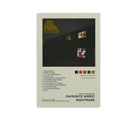 HWUEWQLERJI ARCTIC MONKEYS 1, poster d'art mural vintage décoratif sur toile, décoration esthétique pour salon, chambre à coucher, 30 x 45 cm, style sans cadre