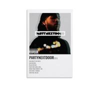 HWUEWQLERJI PARTYNEXTDOOR Poster mural vintage décoratif sur toile pour salon, chambre à coucher, 30 x 45 cm, sans cadre