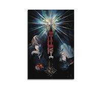 HWUEWQLERJI Poster d'anime Death Note - Art mural vintage - Peinture esthétique sur toile pour salon, chambre à coucher, 40 x 60 cm - Style sans cadre