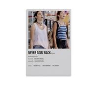 HWUEWQLERJI Poster de film Never Goin' Back - Art mural vintage décoratif sur toile pour salon, chambre à coucher, 50 x 75 cm, style sans cadre