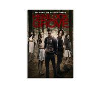 HWUEWQLERJI Poster de Hemlock Grove - Art mural vintage - Peinture esthétique sur toile pour salon, chambre à coucher, 50 x 75 cm - Style sans cadre
