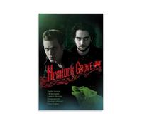 HWUEWQLERJI Poster de Hemlock Grove - Art mural vintage - Peinture esthétique sur toile pour salon, chambre à coucher - 30 x 45 cm - Style sans cadre