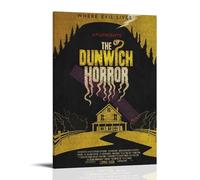 HWUEWQLERJI Poster d'horreur The Dunwich - Décoration murale vintage décorative sur toile pour salon, chambre à coucher, 30 x 45 cm, style cadre