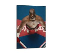 HWUEWQLERJI Poster du film Big George Foreman - Art mural vintage décoratif sur toile pour salon, chambre à coucher, 40 x 60 cm, style cadre