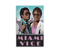 HWUEWQLERJI Poster du film Miami Vice Movie 2 - Art mural vintage - Peinture esthétique sur toile pour salon, chambre à coucher, 40 x 60 cm - Style sans cadre