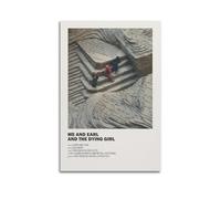HWUEWQLERJI Poster vintage Me And Earl And The Dying Girl - Impression sur toile décorative pour salon, chambre à coucher, 20 x 30 cm - Sans cadre