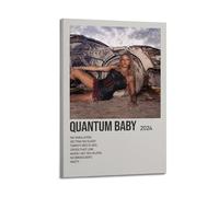 HWUEWQLERJI Quantum Baby by Tinashe Poster mural vintage décoratif sur toile pour salon, chambre à coucher, 20 x 30 cm avec cadre
