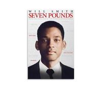 HWUEWQLERJI Seven Pounds Movie 1 Poster mural vintage décoratif sur toile pour salon, chambre à coucher, 40 x 60 cm, style sans cadre