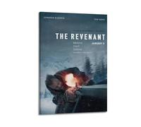 HWUEWQLERJI The Revenant Poster mural vintage décoratif sur toile pour salon, chambre à coucher, 50 x 75 cm, style cadre