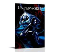 HWUEWQLERJI Underworld Poster mural vintage décoratif sur toile pour salon, chambre à coucher, 40 x 60 cm, style cadre