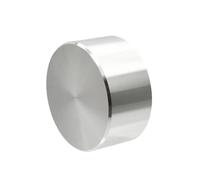 HWWW 1 Bouton de contrôle du Volume du potentiomètre en Alliage d'aluminium, Trou d'arbre de 6 mm, 40 x 19 mm (Profondeur x Hauteur)(D-Axis)