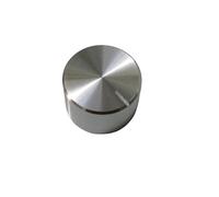 HWWW 1 Bouton de potentiomètre 15 x 10 mm, Bouton de contrôle du Volume, Bouton Audio for potentiomètre Rotatif Conique, Trou de 6 mm(Silver)