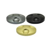 HWWW 1 Capuchon de Bouton de potentiomètre en Alliage d'aluminium 29 x 10 mm, Capuchon de réglage du Trou de l'axe D/Demi-axe 29 x 10 mm(Gold)
