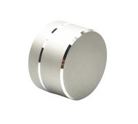 HWWW 1 pièce 47 x 27 mm (D x H) 6 mm, Trou d'axe D, en Alliage d'aluminium, contrôle du Volume, potentiomètre Audio, Capuchon de Bouton