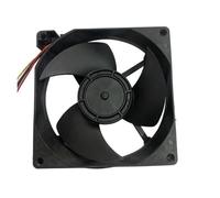 HWWW 12537JE-15Q-BU Accessoires for réfrigérateur Ventilateur de refroidissement 15 V 0,21 A compatible for le refroidissement du moteur de ventilateur de réfrigérateur 4 fils