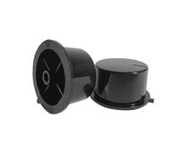 HWWW 2 pièces for accessoires de bouton minuterie M1-231E, noir