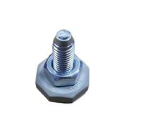 HWWW Accessoires for machine à laver à tambour Pieds de fixation à vis réglables en bas Pieds antidérapants(1Pcs)