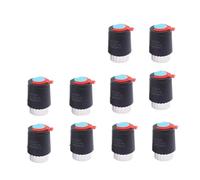 HWWW Actionneur Thermique électrique 230 V NC M28 x 1,5 mm for Chauffage par Le Sol, 1/5/10 pièces(10pieces-Black)