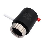 HWWW Actionneur Thermique électrique 230 V NC M28 x 1,5 mm for Chauffage par Le Sol, 1/5/10 pièces(1piece-Black)