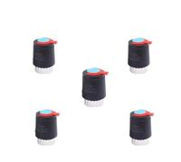 HWWW Actionneur Thermique électrique 230 V NC M28 x 1,5 mm for Chauffage par Le Sol, 1/5/10 pièces(5pieces-Black)