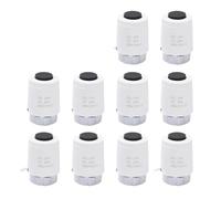 HWWW Actionneur Thermique électrique 24 V, normalement fermé, NC/Ouvert, NO, M30 x 1,5 mm, for Chauffage au Sol, TRV, radiateur, 1/5/10 pièces(10 Pieces DC24V NO)