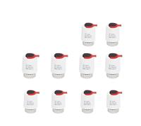 HWWW Actionneur Thermique électrique B10 230 V NC M28 x 1,5 mm for Chauffage par Le Sol, vanne thermostatique de radiateur(White-10pieces)