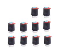 HWWW Actionneur Thermique électrique B10 230 V NC M28 x 1,5 mm for Chauffage par Le Sol, vanne thermostatique de radiateur(Black-10pieces)