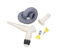 HWWW Adaptateur de drainage en T for tuyau de drainage for lave-linge et sèche-linge avec tuyau de drainage allongé